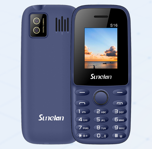 [Exclusive Offer]  S16 Feature Phone (Black) -  1.8" Display, Dual SIM, dual standby 32MB RAM, 1000mAh Removable Battery, Camera, Wireless FM, Torch, 32GB Expandable Storage