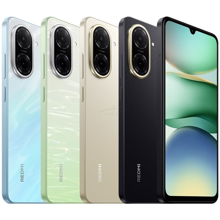 [Latest Arrival !!!] Redmi A5 SmartPhone Display 6.88"  - 4GB Ram + 128GB Rom, Dual SIM ,32MP main camera, 8MP front camera , 5200mAh battery , Side fingerprint sensor , USB Type-C Midnight Black