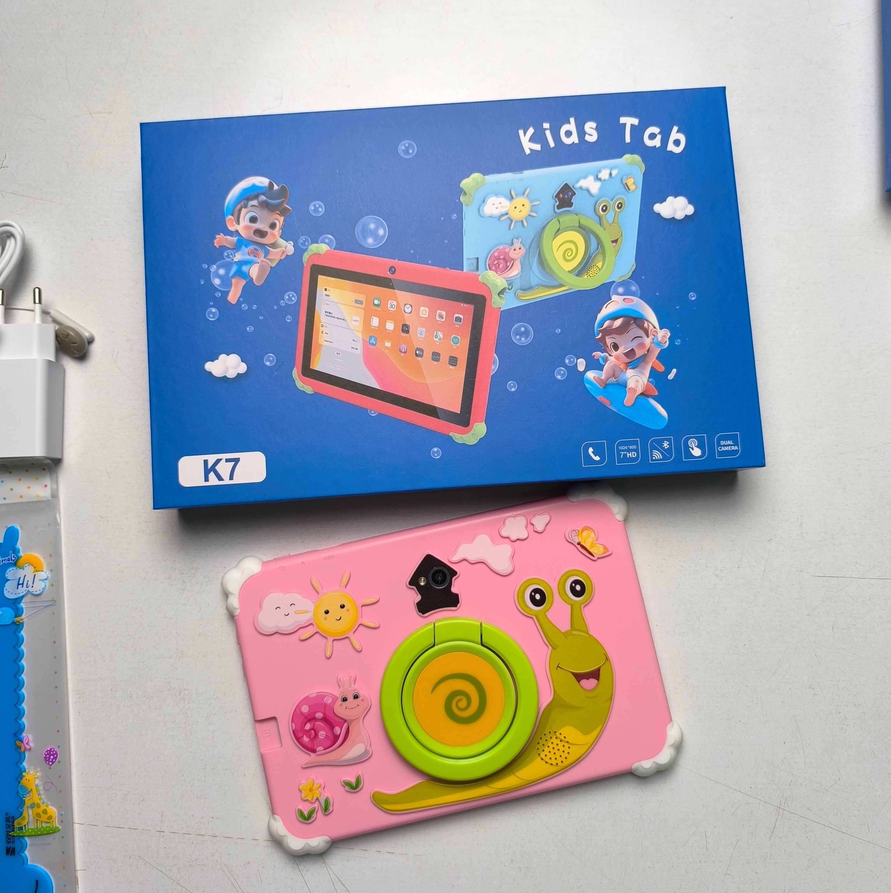 [New Arrival]  KIDS LEARNING TABLET K7 - 4GB + 64GB Storage , Dual core,Battery 3000mAh