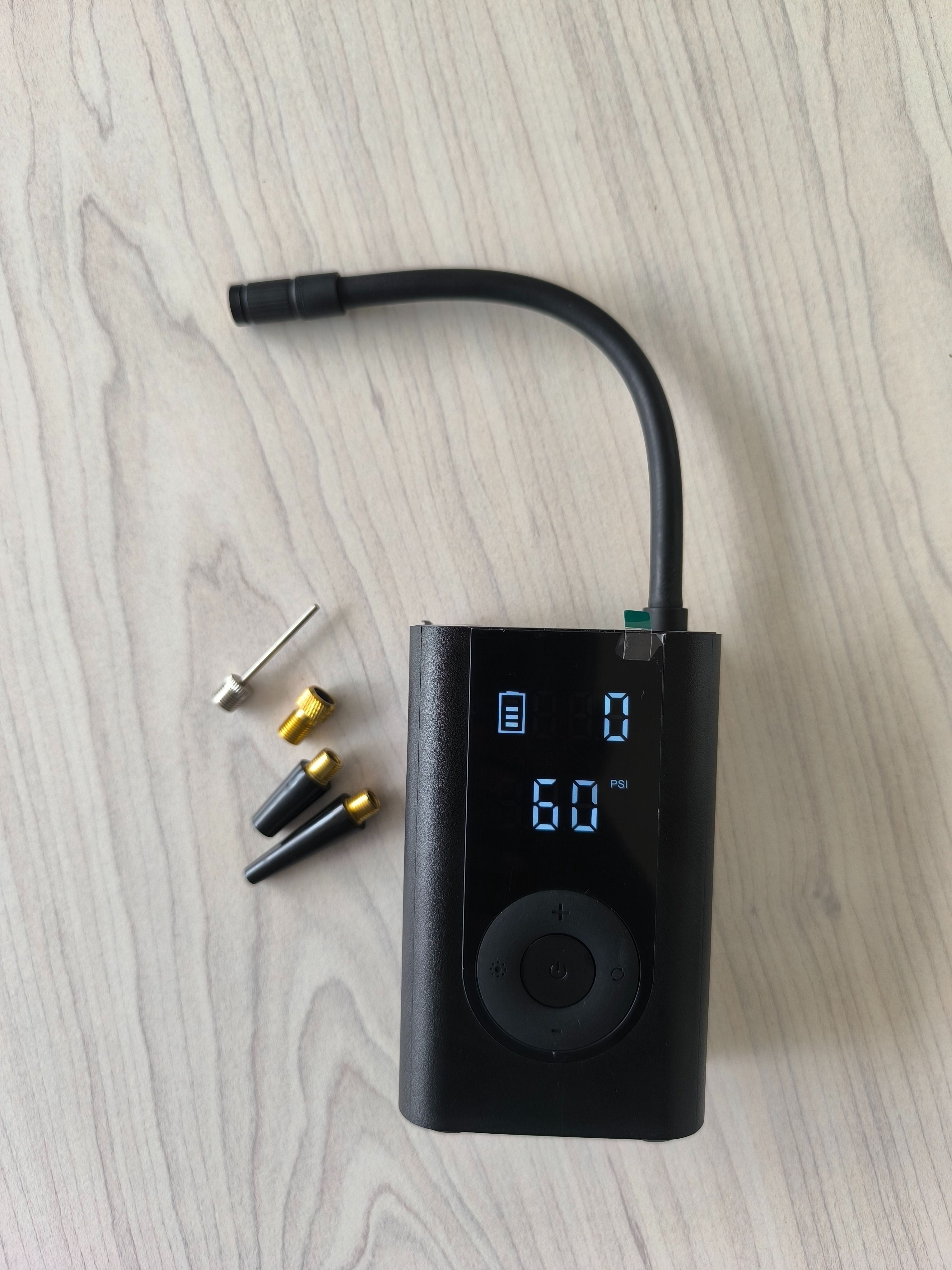 { Special Offer }Melody Polymer Portable ELECTRIC AIR INFLATOR Digital Pressure Detector ,Inflation Pressure & 4000MAH Power Bank Function Inflates Car Tires,Mortobikes & Balls