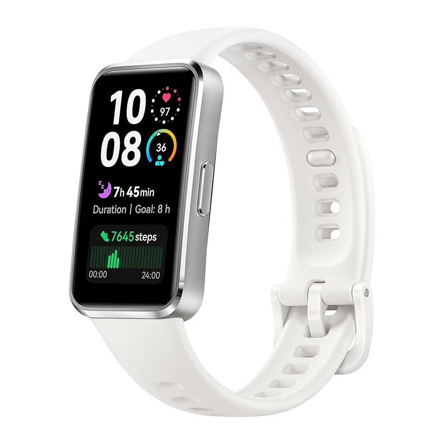 [ Hot Deals] Huawei Nora-B29F Band 10  Metal ,machined aluminum alloy,1.47‑inch AMOLED touchscreen, Monitors heart rate, SpO₂, sleep quality, stress, arrhythmia, emotional well‑being, water resistance