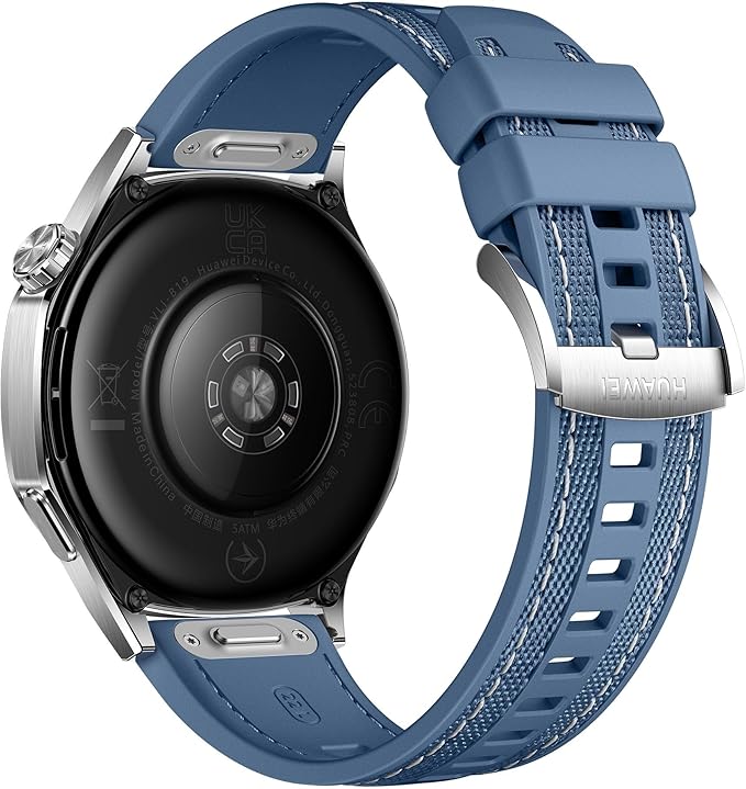 [ Hot Deals] HUAWEI Watch GT 5 46mm Smartwatch, up to 14 Days Battery Life, All New Running and Cycling Sports Smart Watch, Sharp Edged Design, Health Tracking, Compatible with iOS and Android, Blue