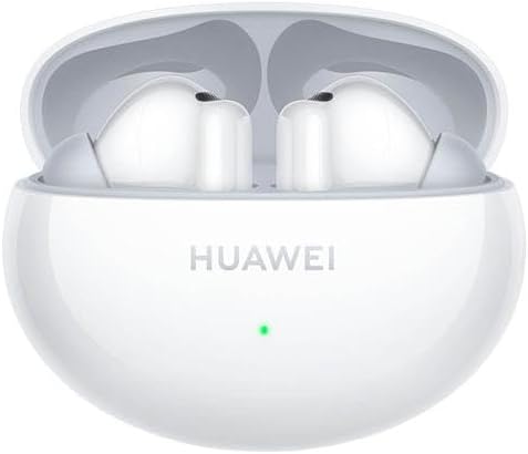 Huawei FreeBuds 6i (Orca-T100) wireless earbuds with Bluetooth 5.3, adaptive ANC, 11mm dynamic drivers, IP54 rating & 35h battery life with fast-charging case.Available in Black and White