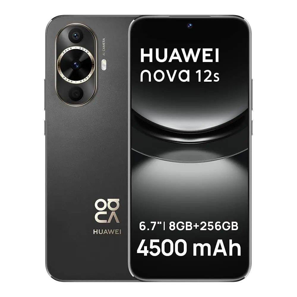 [Special Offer] Huawei Nova 12s – Sleek 6.7" OLED Display Smartphone with Powerful Camera System, Long-Lasting Battery, Fast Charging, HarmonyOS Features, and Stylish Slim Design for Modern daily Use