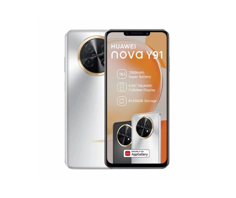 [Special Offer] HUAWEI nova Y91 Smartphone , 6.95" HUAWEI FullView Display, 7000 mAh Super Battery, 300% Super Volume, 8GB+256GB, Starry Circle Design, EMUI 13