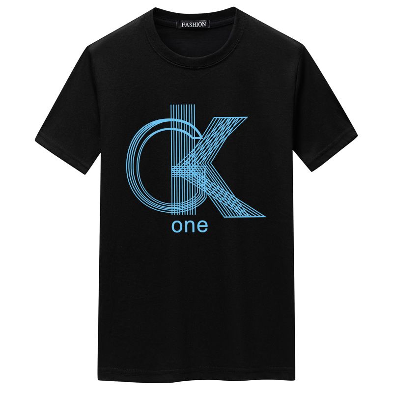 new men's summer short sleeved t-shirt men's t-shirt short sleeved plus size cotton t-shirt round neck trendy t-shirt wholesale