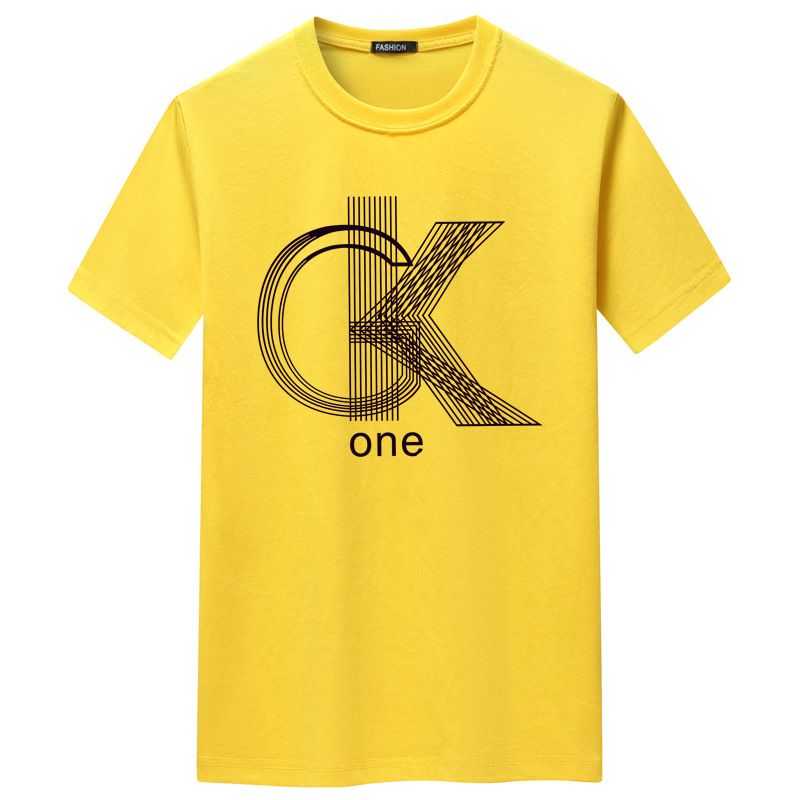 new men's summer short sleeved t-shirt men's t-shirt short sleeved plus size cotton t-shirt round neck trendy t-shirt wholesale