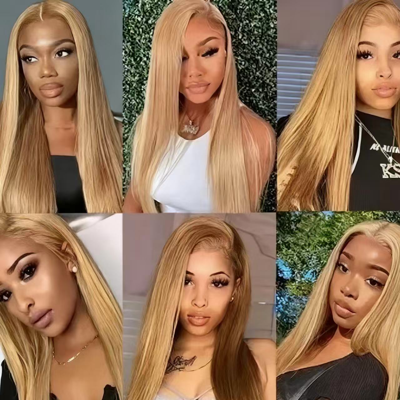 Lace Front Wig Human Hair Blonde - HD Transparent Lace Front Wigs Human Hair 180% Density Blonde Glueless Wigs Human Hair, HD Straight Lace Frontal Wigs Human Hair As picture