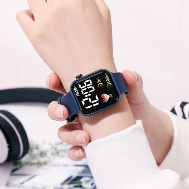 Digital Smart sport watch Women watches digital led electronic wristwatch Bluetooth fitness wristwatch Men kids hours hodinky
