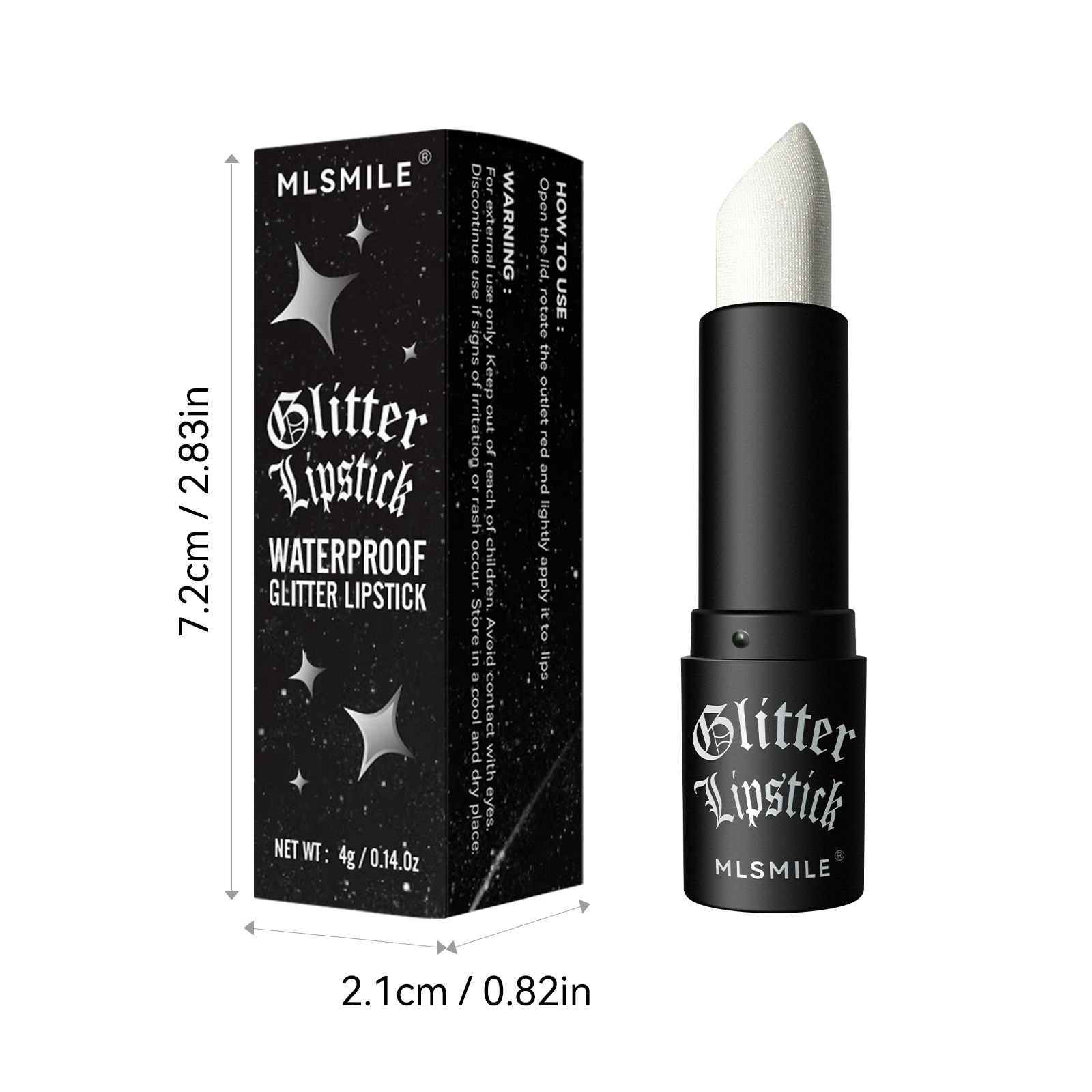 European and American popular pearl lipstick matte non stick cup waterproof explosive flash lipstick color European and American Halloween diamond lipstick view 4