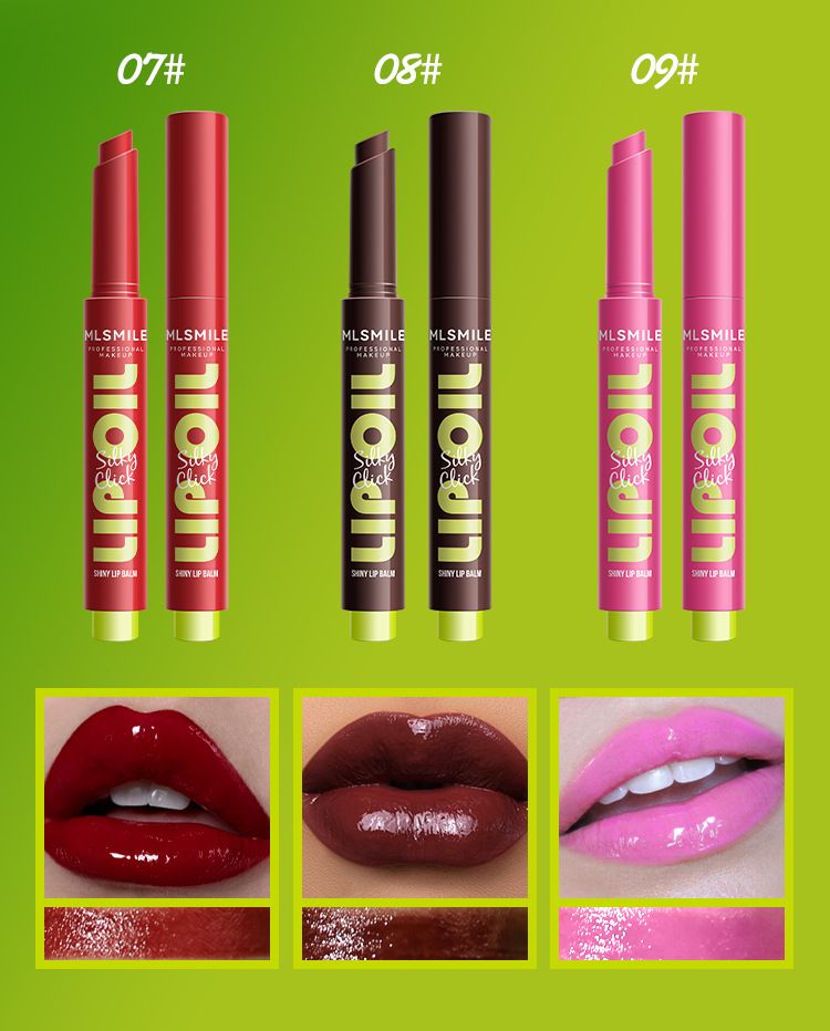 Europe and America Ins foreign trade lip makeup press lipstick Solid gloss lip gloss mirror lip glaze lipstick Multi color lipstick lip oil view 7