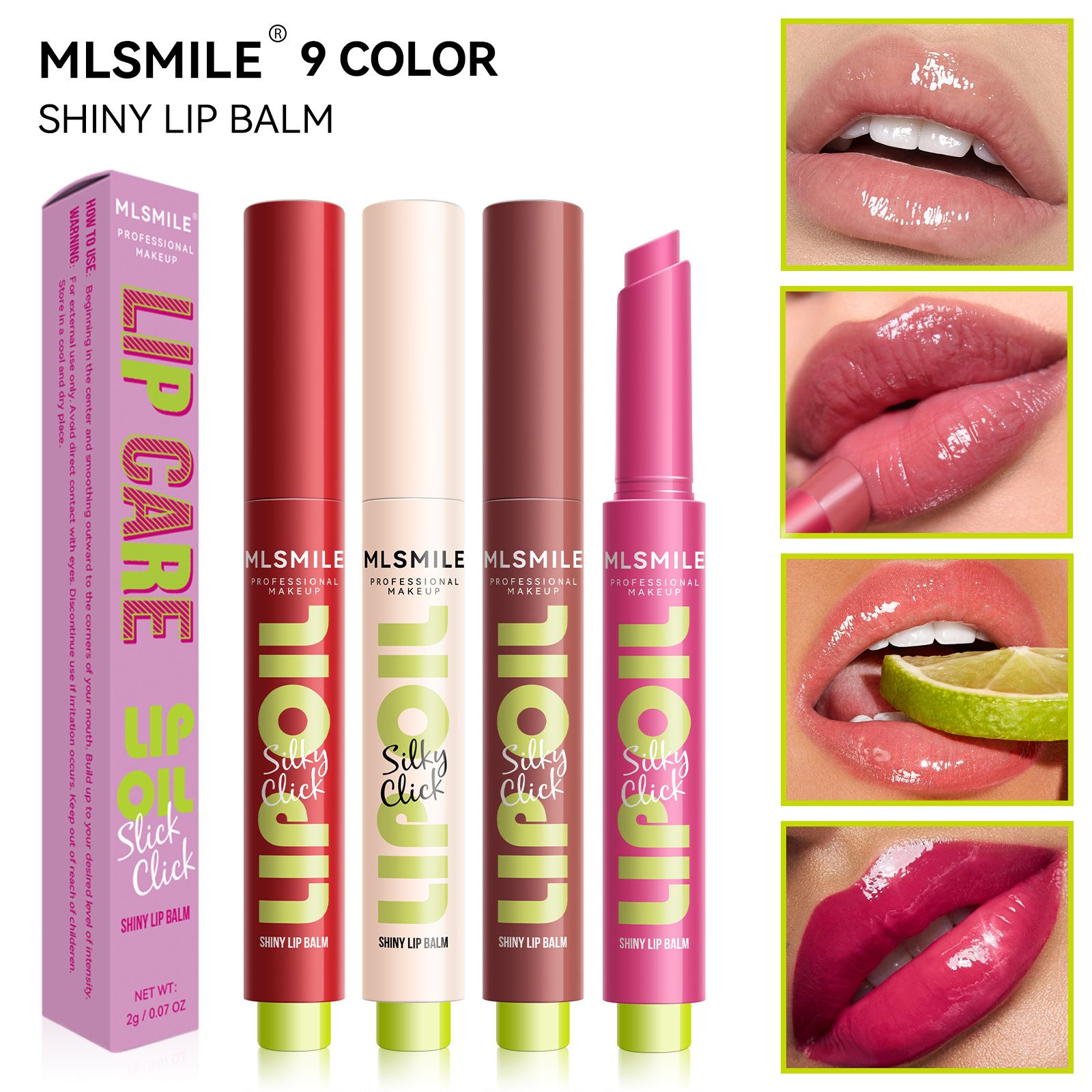 Europe and America Ins foreign trade lip makeup press lipstick Solid gloss lip gloss mirror lip glaze lipstick Multi color lipstick lip oil view 5