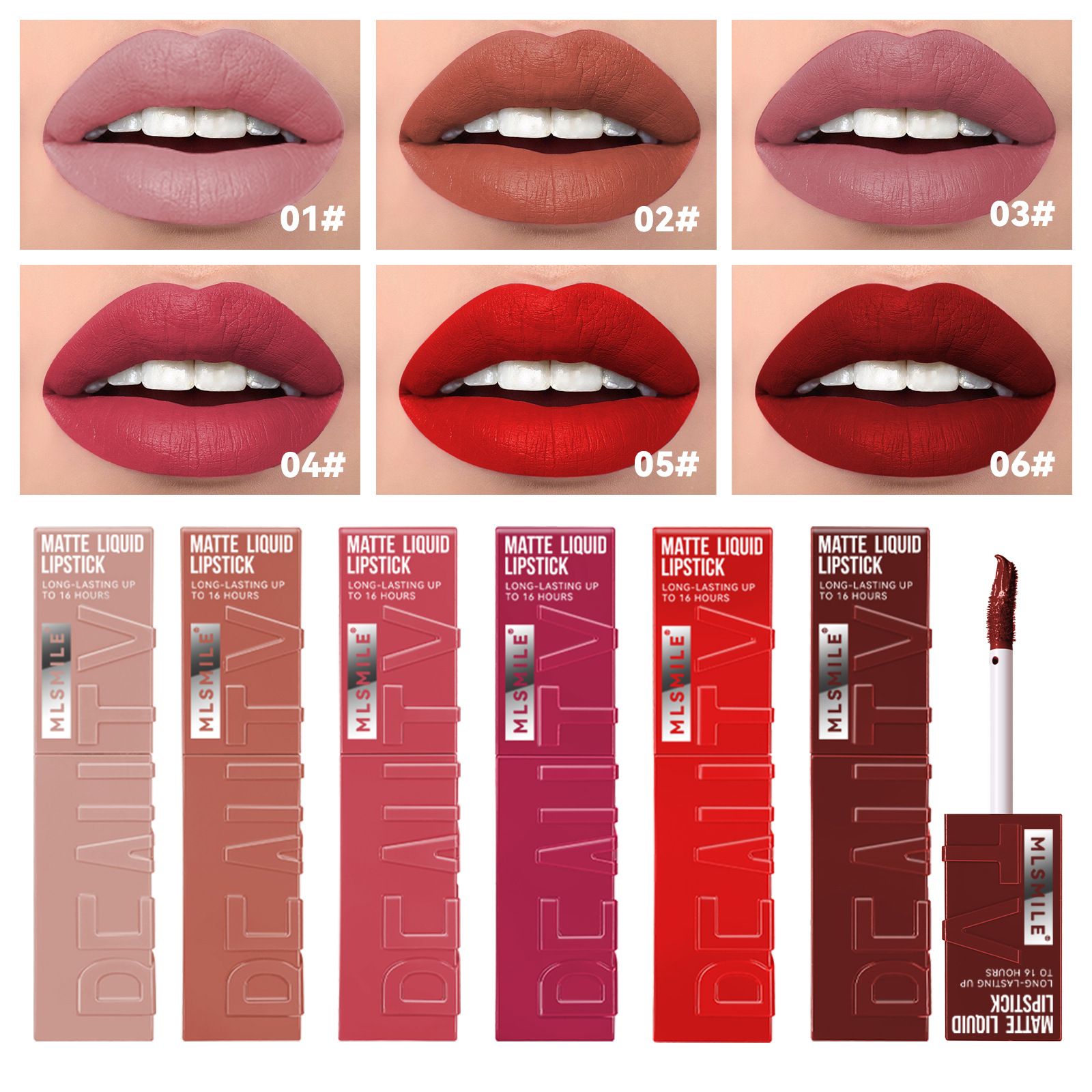 European and American Ins foreign trade matte matte matte liquid lipstick non stick cup velvet lip gloss lip gloss non fading lip gloss