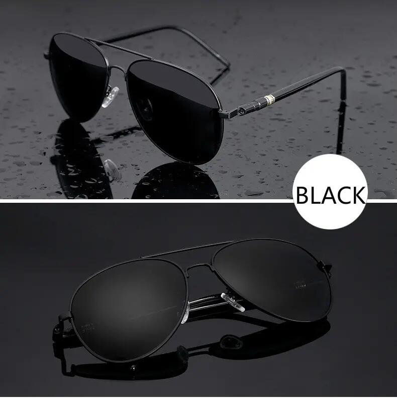 JC Men Sunglasses Men Fashion Classic Version drivers Metal Sun glasses Men Fashion black one size