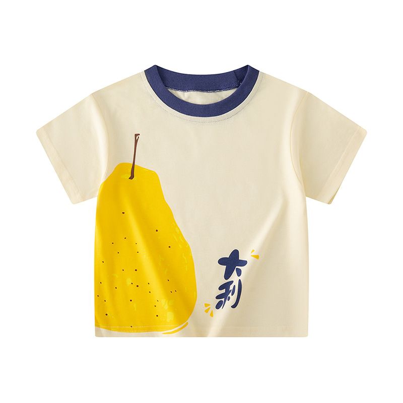 Summer New Kids' Short-sleeved T-shirt Korean Version Trend Baby Boys' Clothes Da Ji 90cm