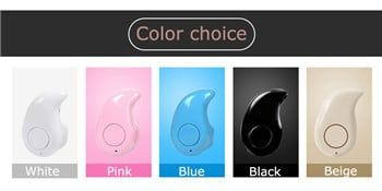 Mini Style Wireless Bluetooth Earphone Black One Size
