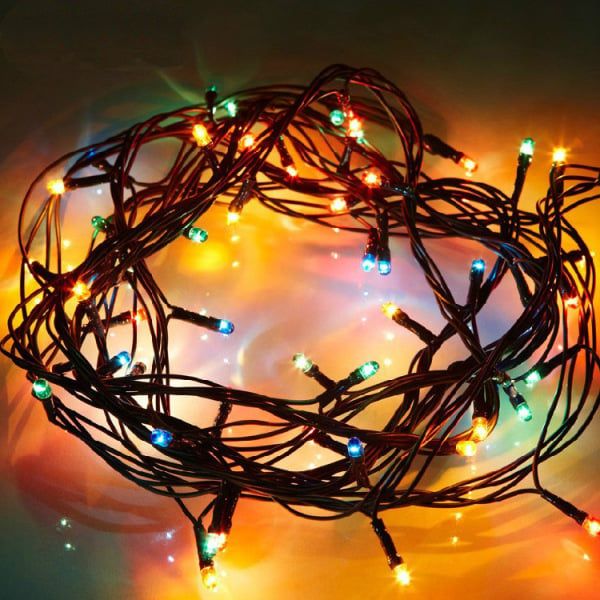 3 meters 40 lamp head Christmas decoration lights Rice bubble lights Holiday decoration lights Christmas decorations