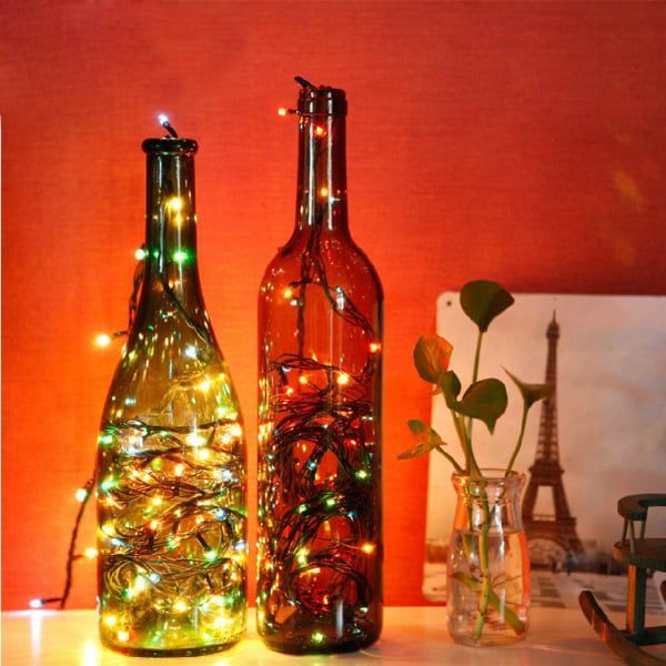 3 meters 40 lamp head Christmas decoration lights Rice bubble lights Holiday decoration lights Christmas decorations