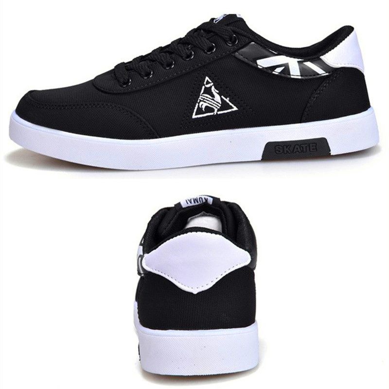 Shoes Men Shoes Sneakers Athletic Casual Shoes for Men Sport Shoes Rubber Shoes New Fashion Discount On Sale Black-White 41