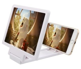 Mobile Phone Curved Screen Amplifier HD 3D Video Mobile Phone Magnifying Glass Stand Bracket Phone Foldable Holder