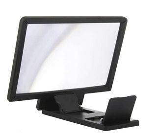 Mobile Phone Curved Screen Amplifier HD 3D Video Mobile Phone Magnifying Glass Stand Bracket Phone Foldable Holder