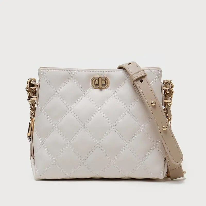 Small Crossbody Bags for Women Purses Fashion Leather Lightweight Handbags Shoulder Bag white 20CM8CM16CM