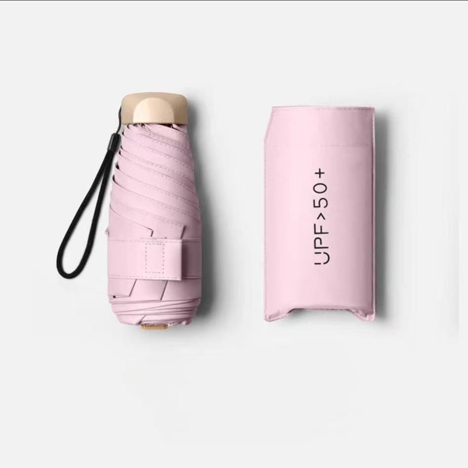 Windproof travel umbrella, rainproof automatic umbrella, portable and compact umbrella, sun umbrella for walking, car folding small umbrella, lightweight and powerful, UV protection green UPF50