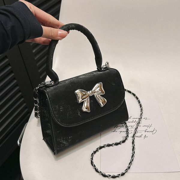 Ladies Mini Bags Handbags Women Small Crossbody Bags Totes Hand Bag Messenger Bag Beautiful pattern Sling Bags Black one