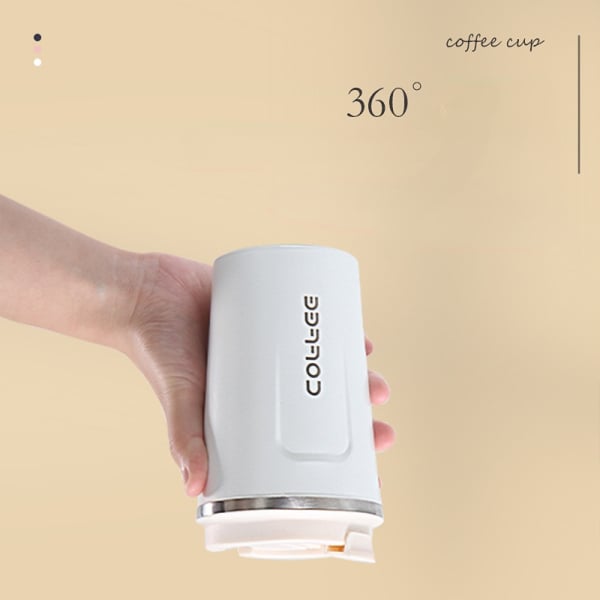 500ml Stainless Steel Coffee Cup Travel Thermal Mug Leak-Proof Thermos Bottle Tea Coffee Mug Vacuum Flask Insulated Cups