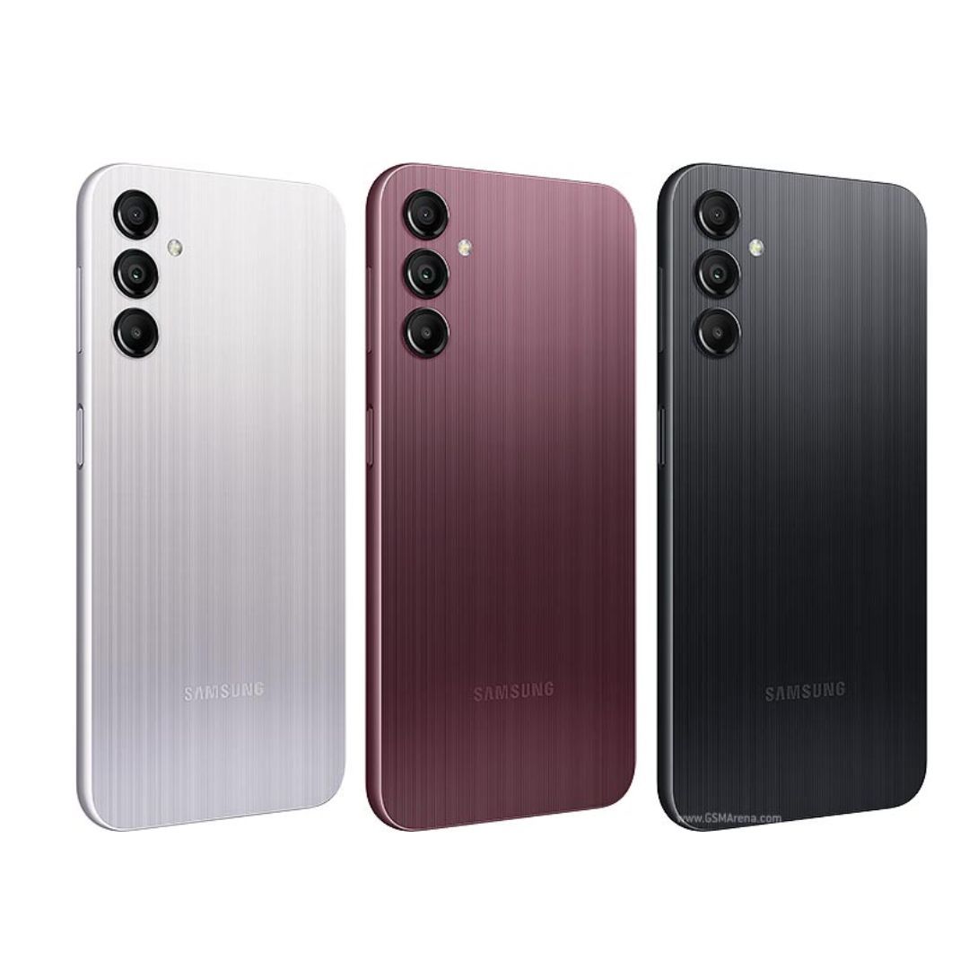 Samsung Galaxy A14 4GB RAM 128GB 50MP triple main camera 6.6 inch display Battery: 5000 mAh Connectivity: Dual sim, 2G, 3G, 4G,