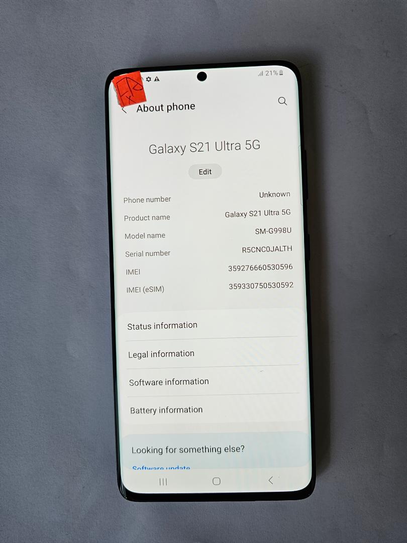 Samsung S21 Ultra