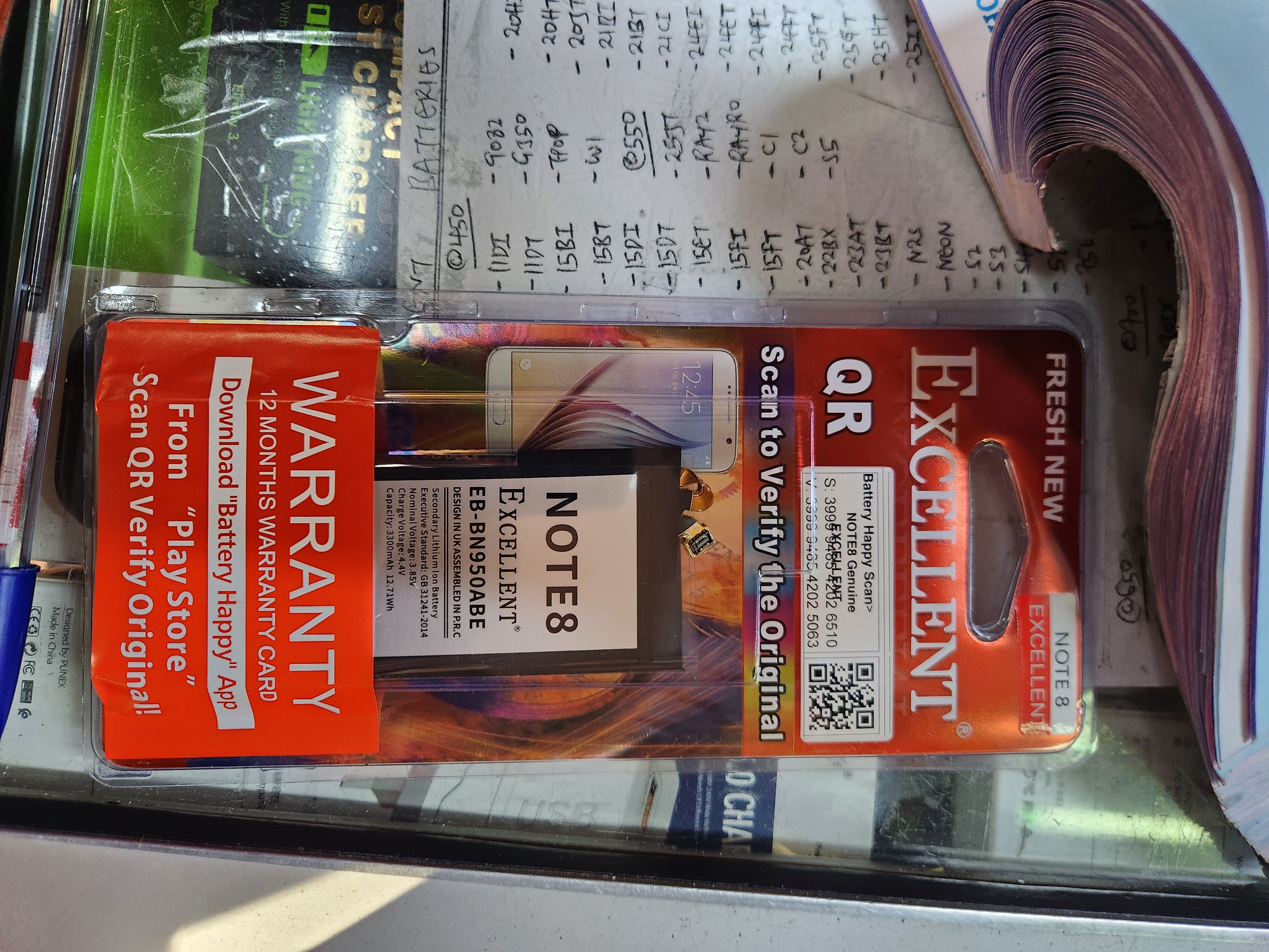 Samsung Note 8 Battery