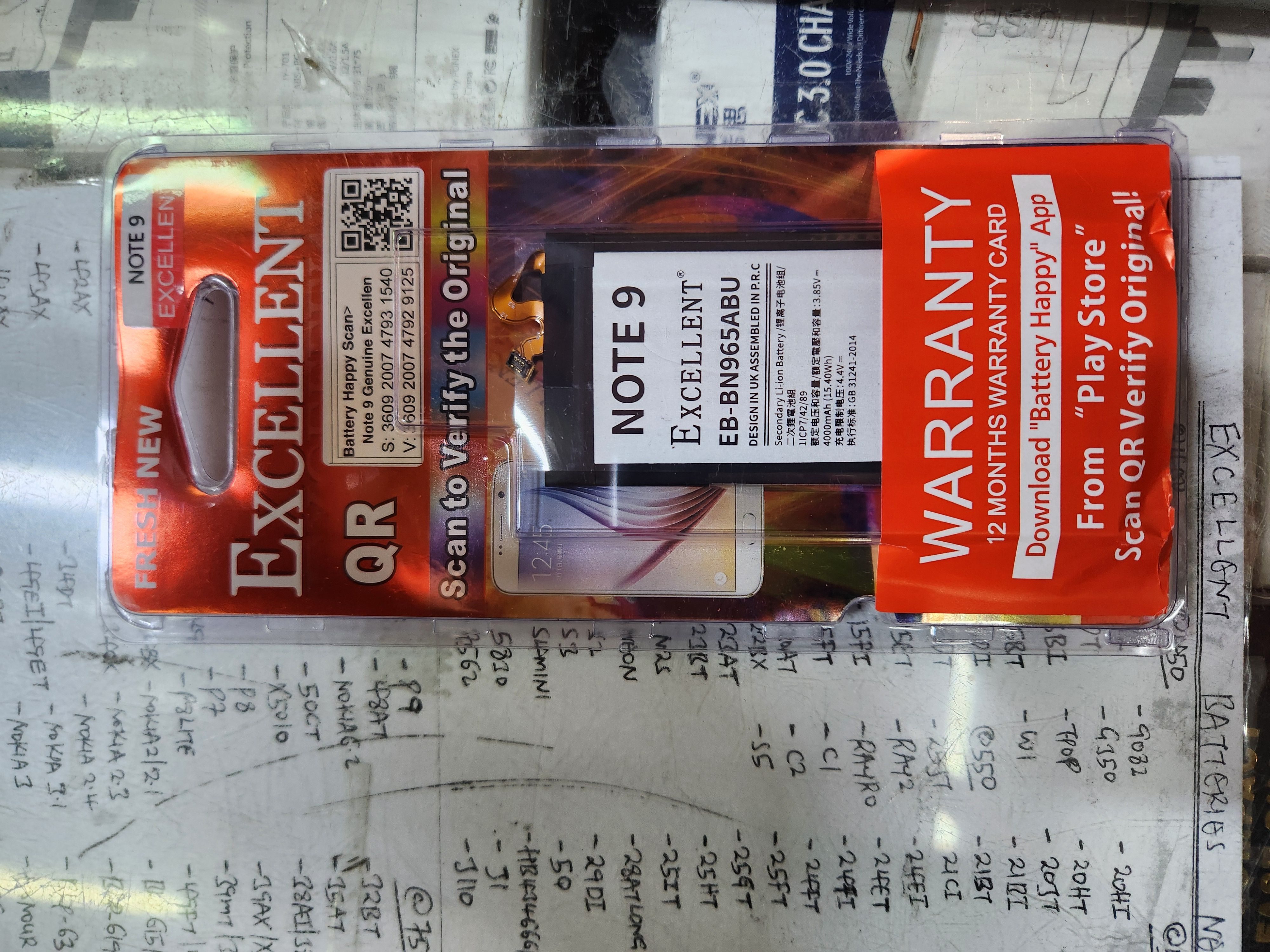 Samsung Note 9 Battery