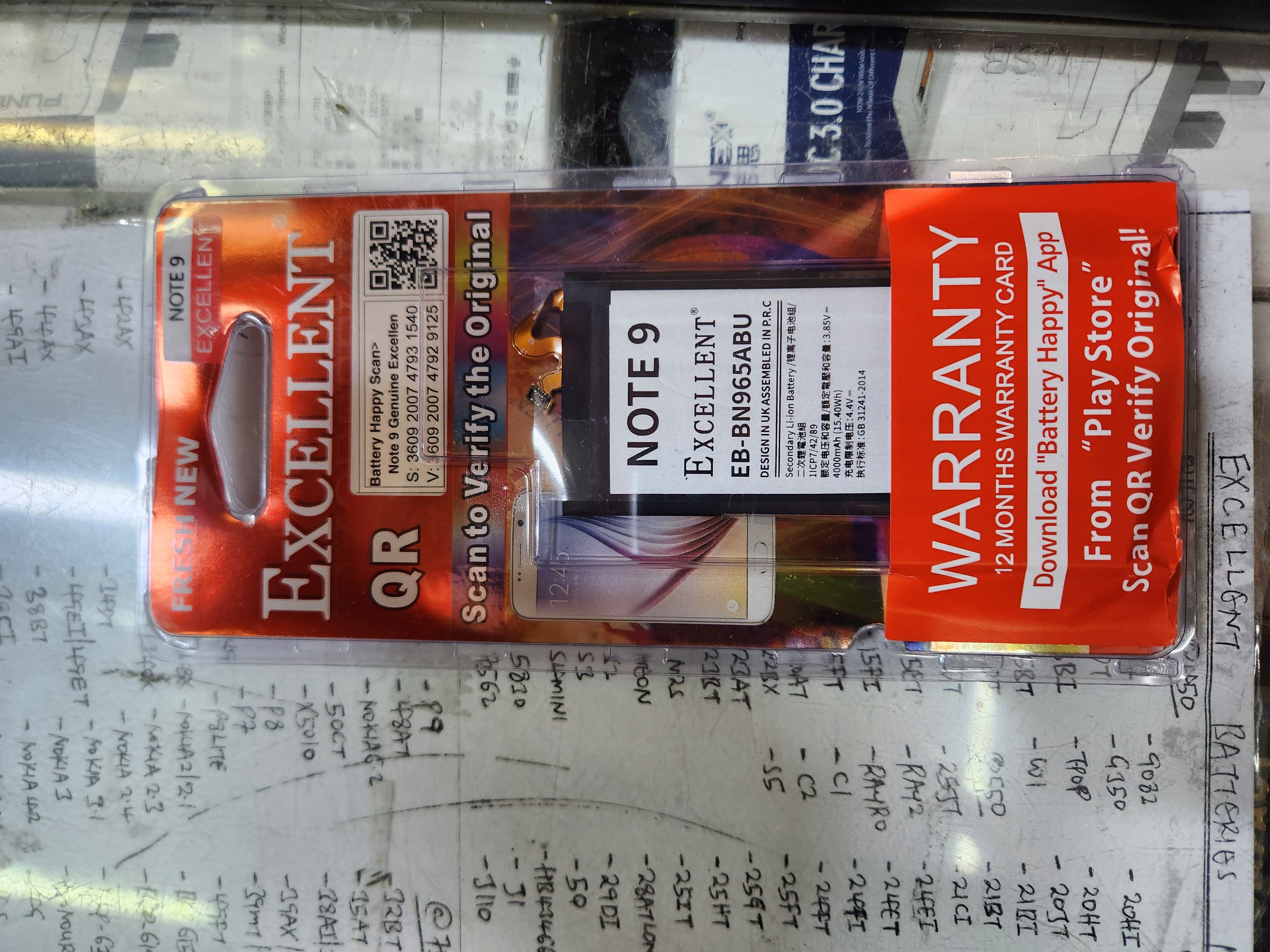 Samsung Note 9 Battery