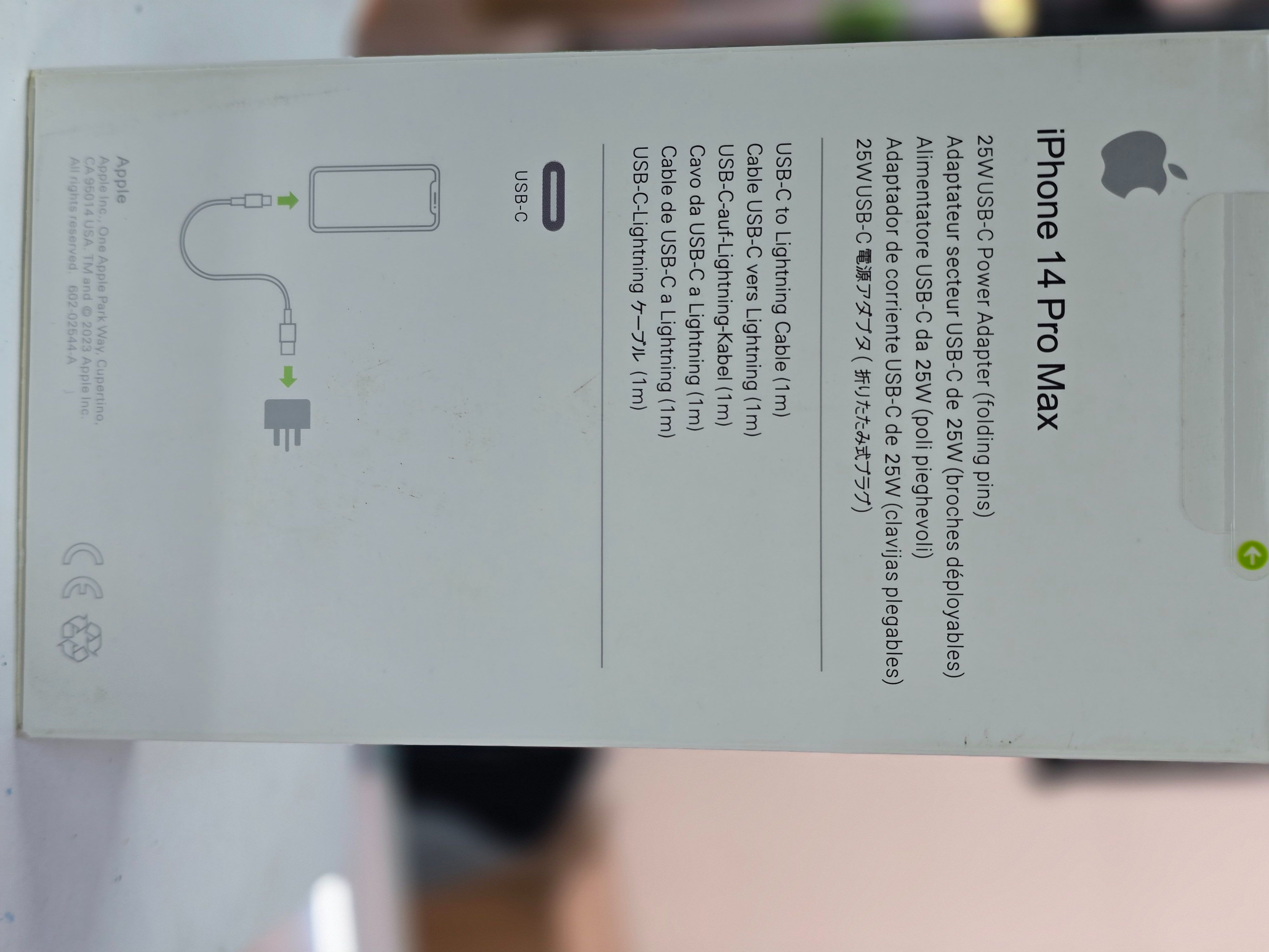 Appple iPhone Original 20W Charging Adapter Type C-Lightning ideal for iPhone X to 14Pro Max