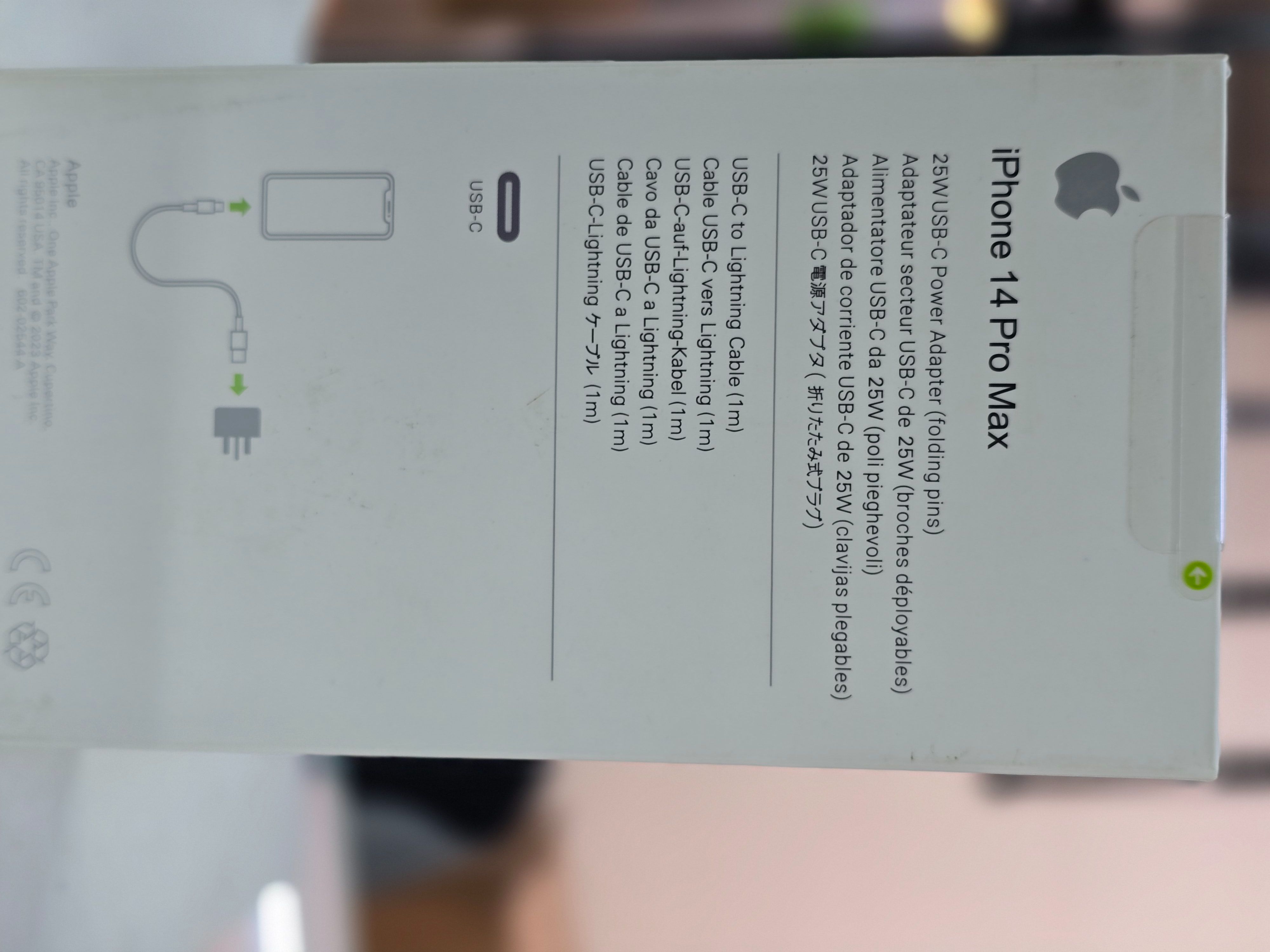 Appple iPhone Original 20W Charging Adapter Type C-Lightning ideal for iPhone X to 14Pro Max