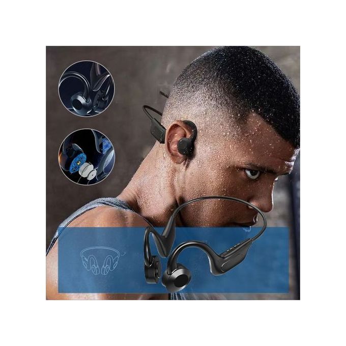 Bone Conduction Headphone Wireless Sport Earphone.