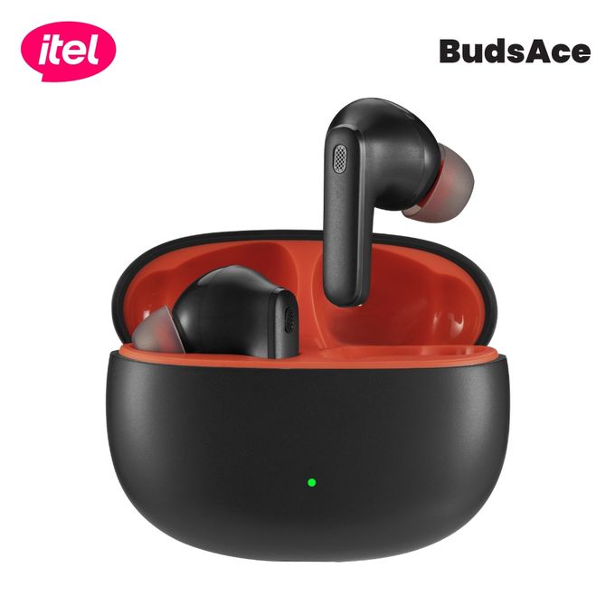 Itel TWS BudsAce Earbuds Earpods ENC Super Bass 35 Hours