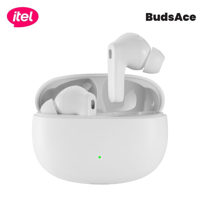 Itel TWS BudsAce Earbuds Earpods ENC Super Bass 35 Hours