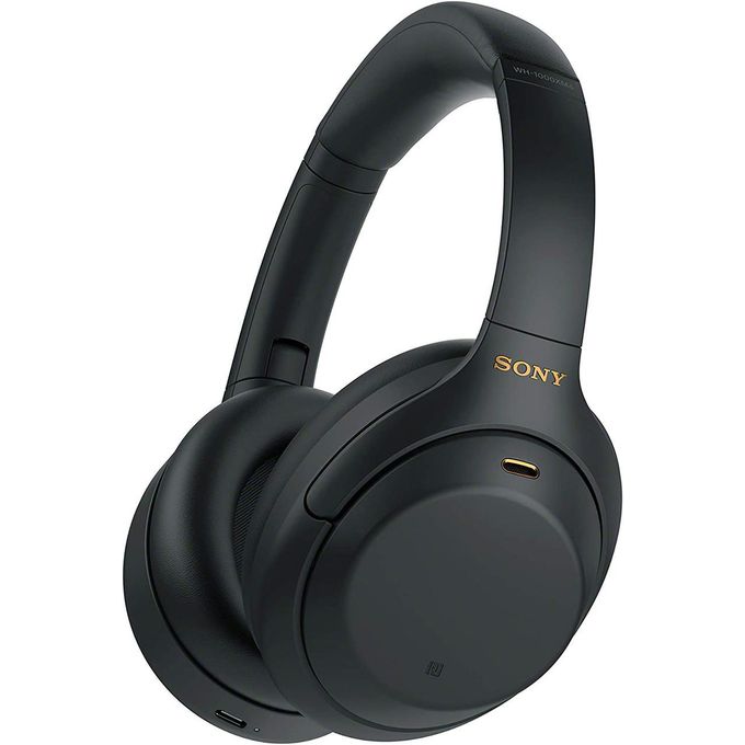 Sony WH-1000XM4 Premium Noise Canceling Overhead Headphones with Mic for Phone-Call and Alexa Voice Control