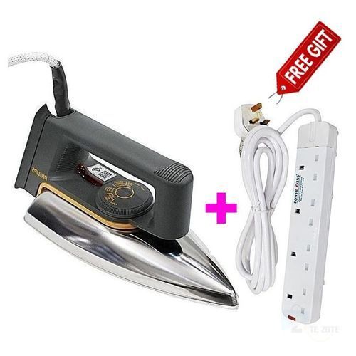 Philips Original Dry Iron Box + A FREE Heavy Duty 4-Way Socket Extension
