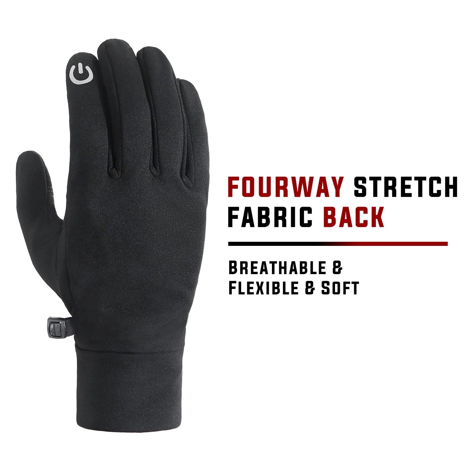 Cycling gloves touch screen plush windproof waterproof electric motorcycle cold-proof warm gloves