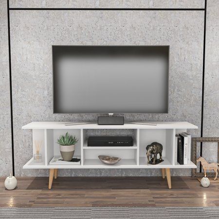 ESSMA WOODS 5FT Tv Stand ♦️wooden Tv stands with cabinets ♦️Size 150x30x56cm ♦️Colours :White