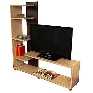 Cockatoo  55" Tv Stand ♦️wooden Tv stands with cabinets ♦️Size 120x30x120cm ♦️Colours :White