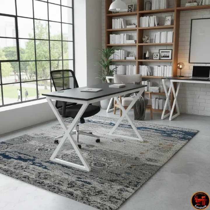 KINGLY SHOPPERS METTALIC STUDY TABLE/ OFFICE DESK