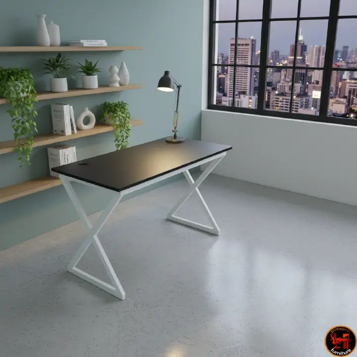 KINGLY SHOPPERS METTALIC STUDY TABLE/ OFFICE DESK