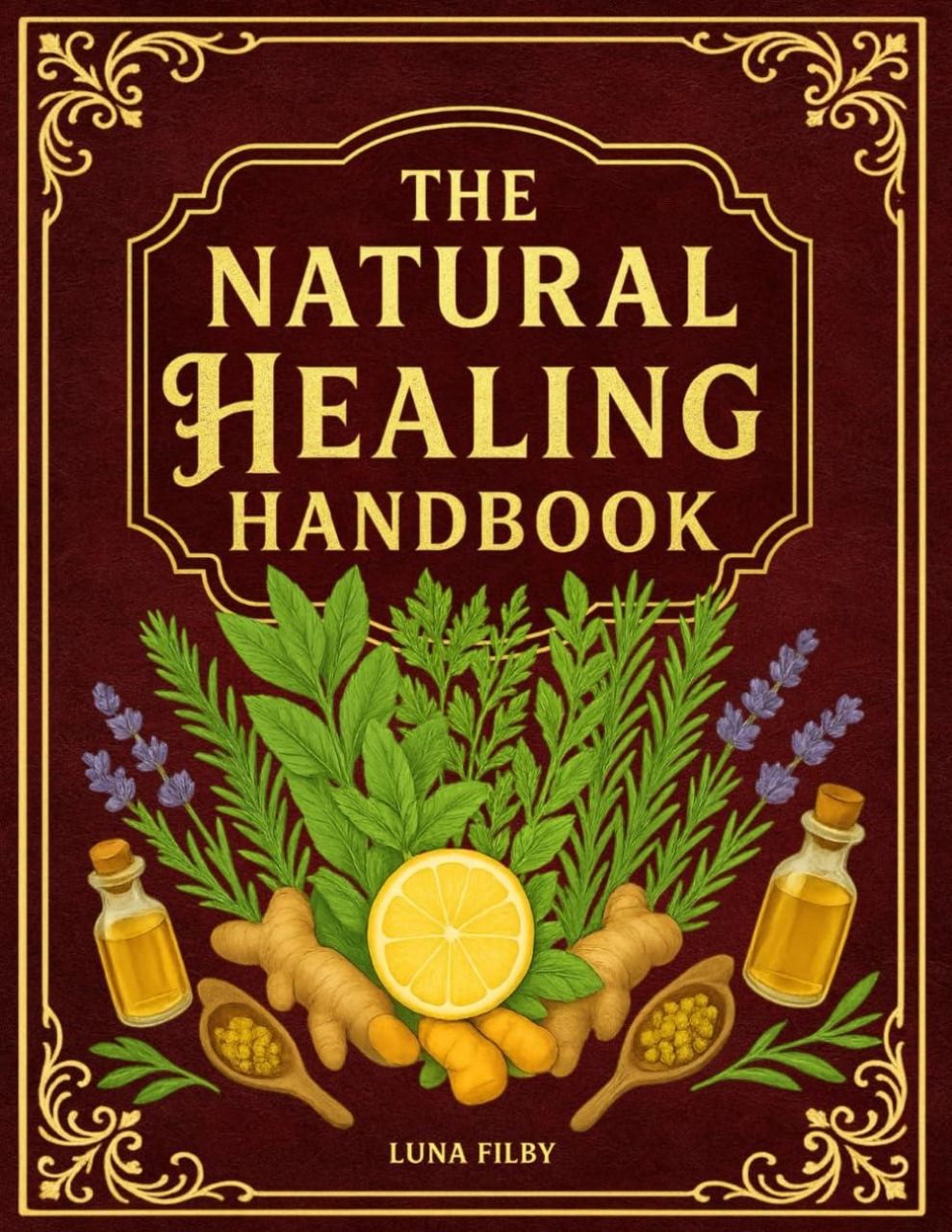 "The Natural Healing Handbook" Book By Luna Filby