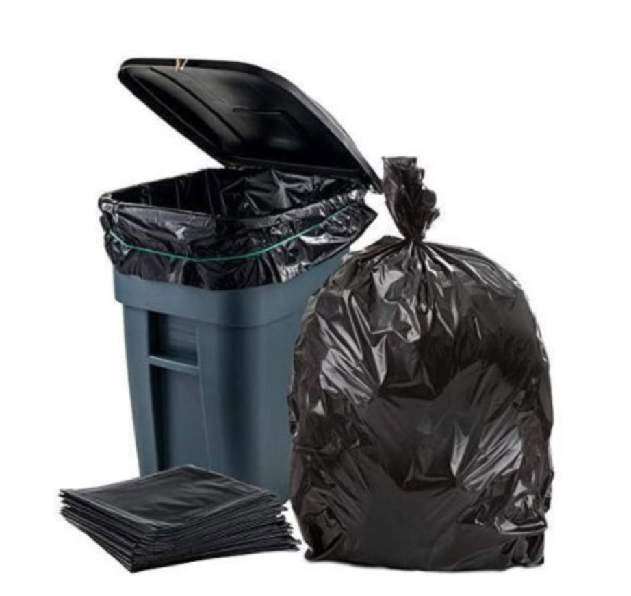 Premium Quality Extra Large Big Size Black Trash Liners – 1,000 Pcs Durable & Leak-Proof Garbage Bags for Large Bins