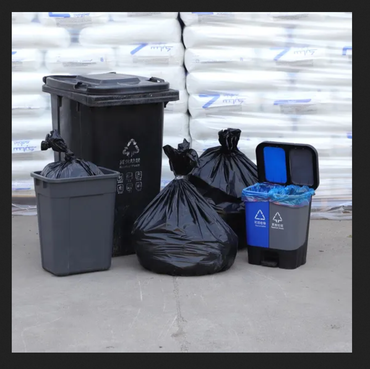 Extra Large Garbage Bags – 200 Pieces for Household Clean-Ups and Big Size Commercial Waste Solutions