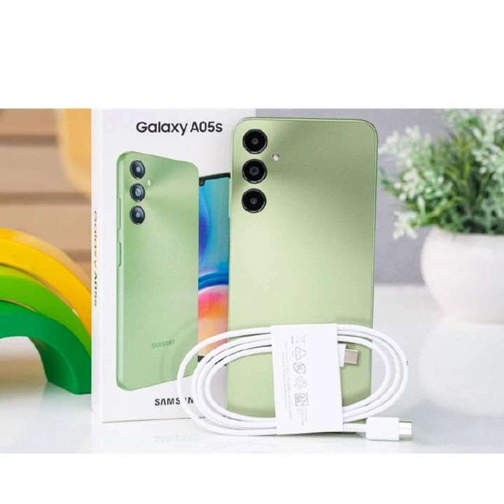 Samsung Galaxy A05S 128GB+4GB 50MP Triple Camera Snapdragon 680 6.7" 90Hz Display Android 13 5000mAh 25W Type-C Charge Smart Phones phone